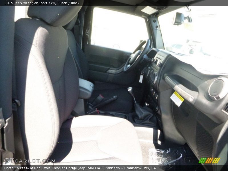 Black / Black 2015 Jeep Wrangler Sport 4x4