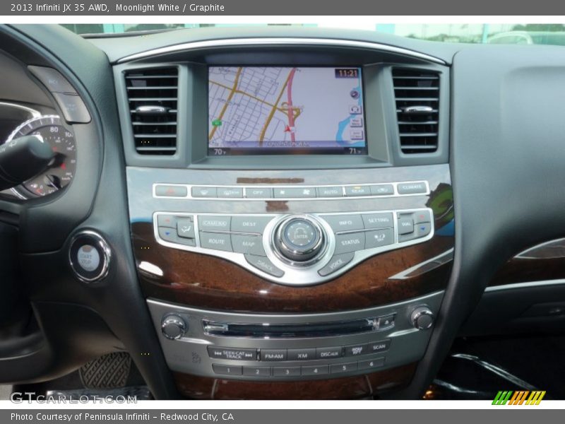 Moonlight White / Graphite 2013 Infiniti JX 35 AWD