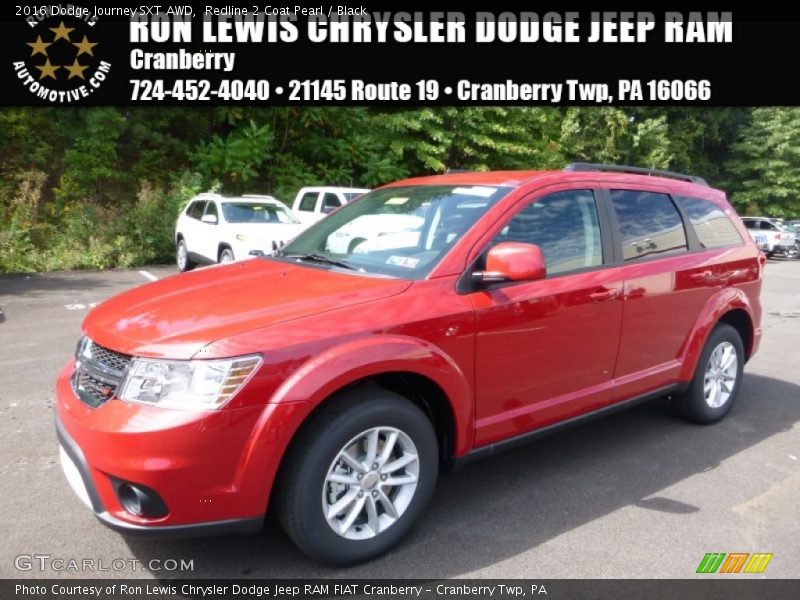 Redline 2 Coat Pearl / Black 2016 Dodge Journey SXT AWD