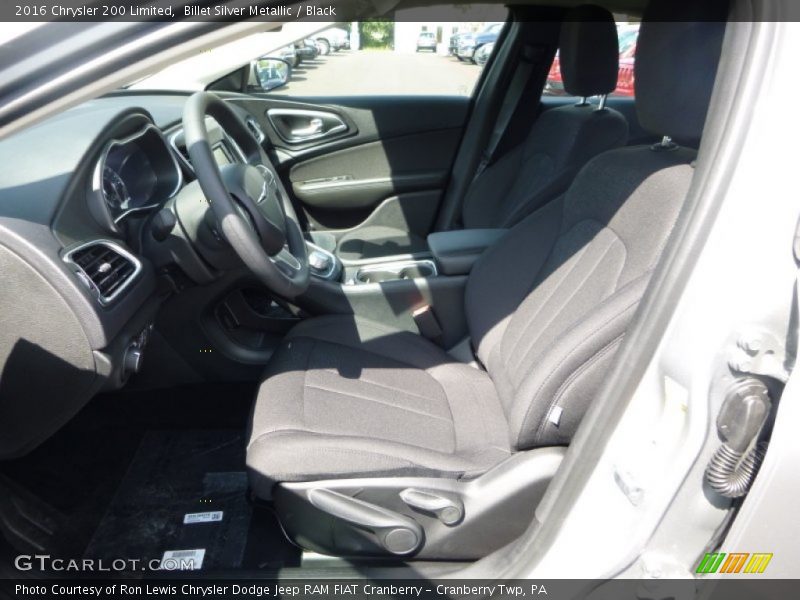 Billet Silver Metallic / Black 2016 Chrysler 200 Limited