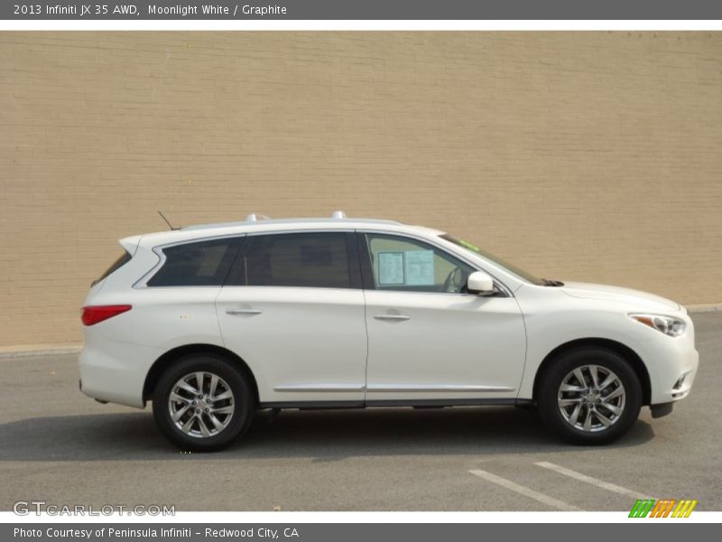 Moonlight White / Graphite 2013 Infiniti JX 35 AWD