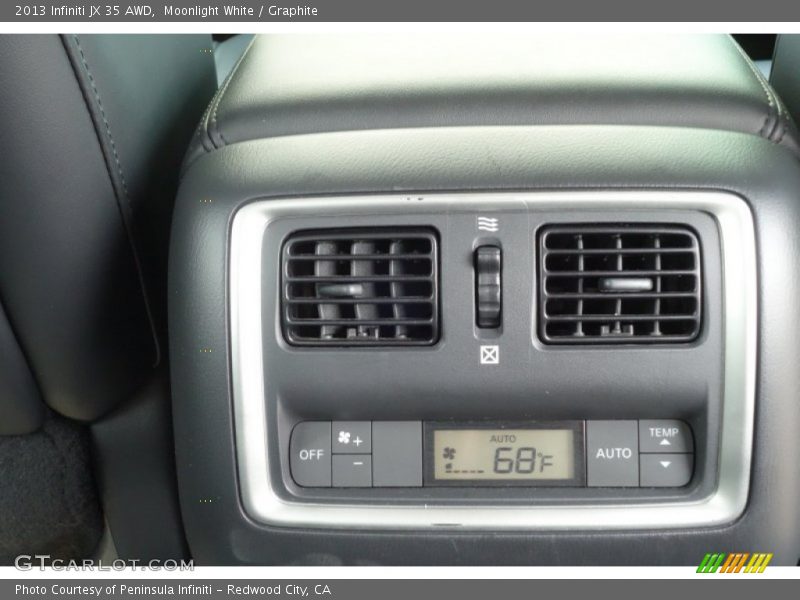 Moonlight White / Graphite 2013 Infiniti JX 35 AWD
