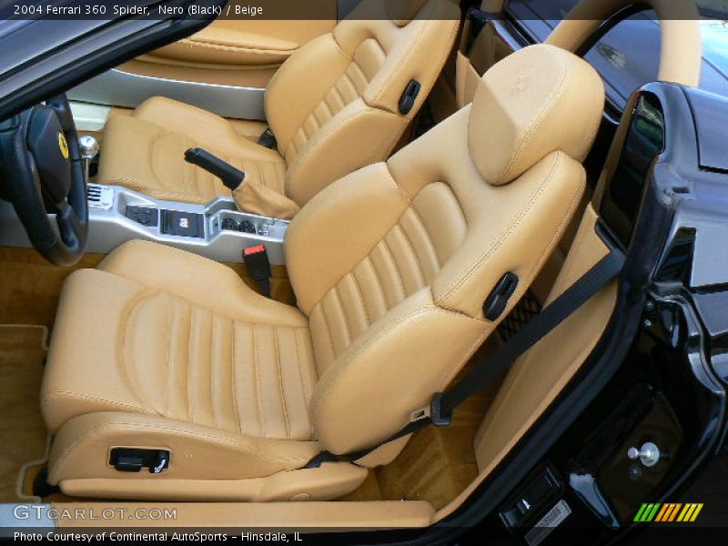 Nero (Black) / Beige 2004 Ferrari 360  Spider