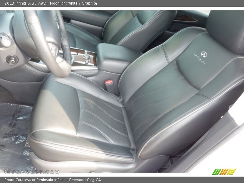 Moonlight White / Graphite 2013 Infiniti JX 35 AWD