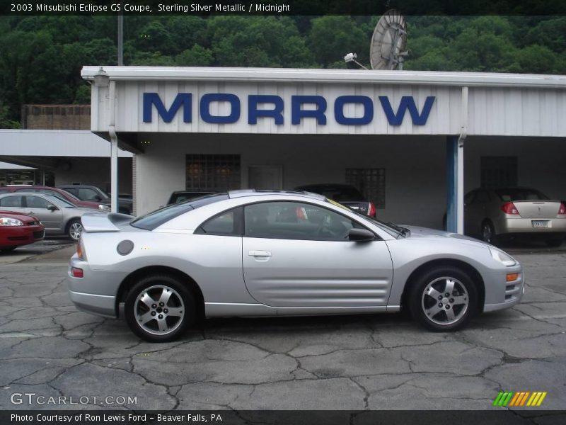 Sterling Silver Metallic / Midnight 2003 Mitsubishi Eclipse GS Coupe