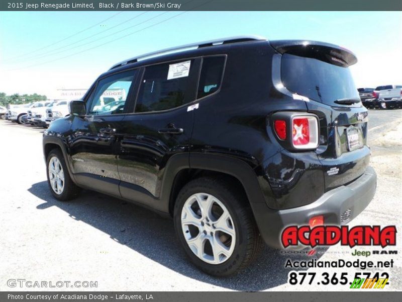 Black / Bark Brown/Ski Gray 2015 Jeep Renegade Limited