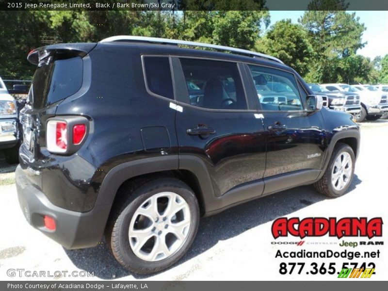 Black / Bark Brown/Ski Gray 2015 Jeep Renegade Limited