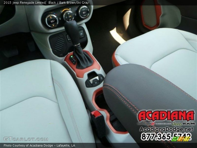 Black / Bark Brown/Ski Gray 2015 Jeep Renegade Limited