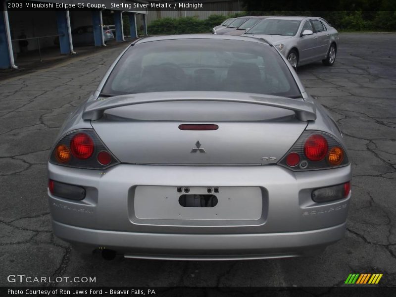 Sterling Silver Metallic / Midnight 2003 Mitsubishi Eclipse GS Coupe