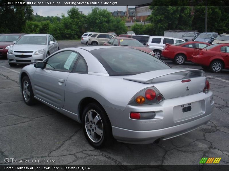 Sterling Silver Metallic / Midnight 2003 Mitsubishi Eclipse GS Coupe
