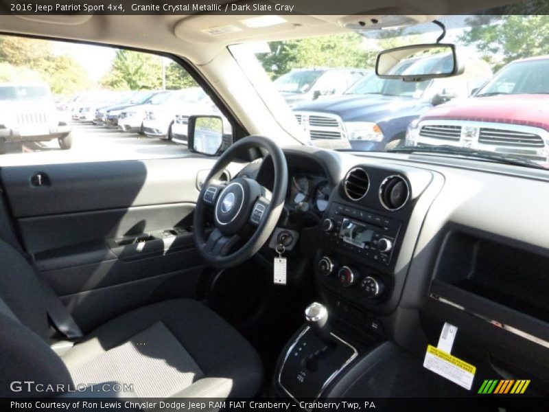 Granite Crystal Metallic / Dark Slate Gray 2016 Jeep Patriot Sport 4x4