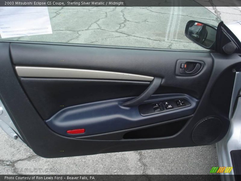 Sterling Silver Metallic / Midnight 2003 Mitsubishi Eclipse GS Coupe