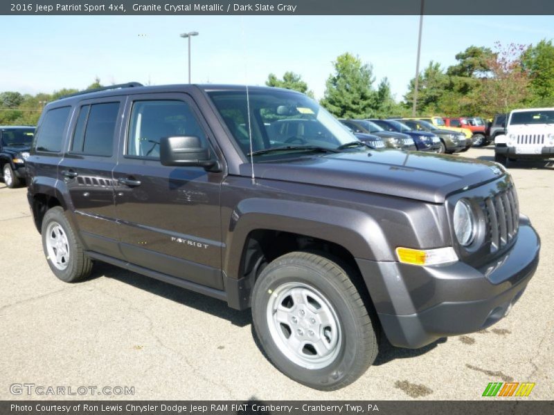 Granite Crystal Metallic / Dark Slate Gray 2016 Jeep Patriot Sport 4x4