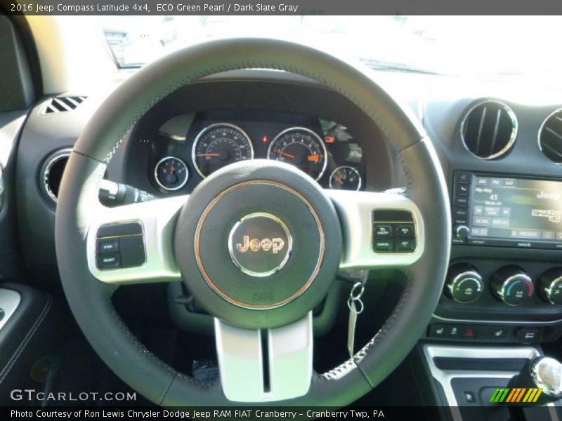 ECO Green Pearl / Dark Slate Gray 2016 Jeep Compass Latitude 4x4