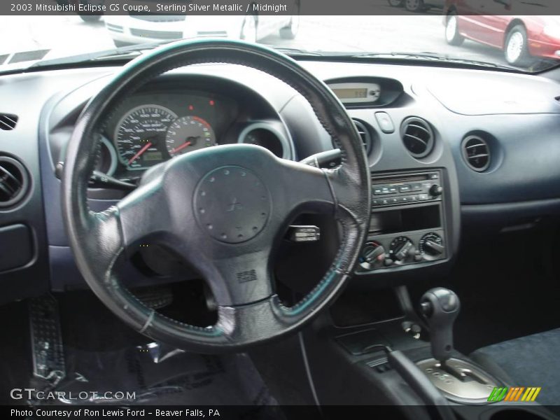 Sterling Silver Metallic / Midnight 2003 Mitsubishi Eclipse GS Coupe