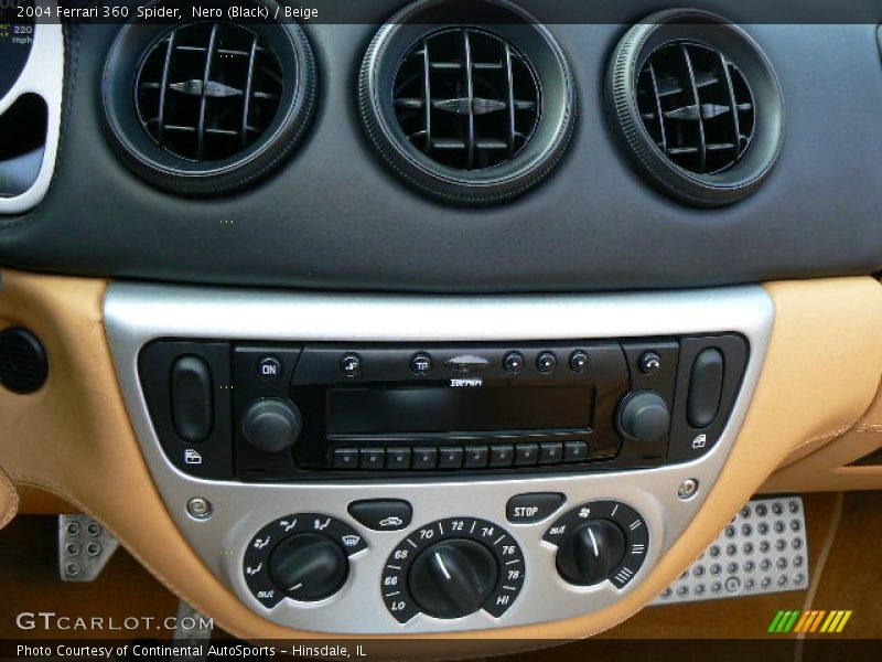Nero (Black) / Beige 2004 Ferrari 360  Spider
