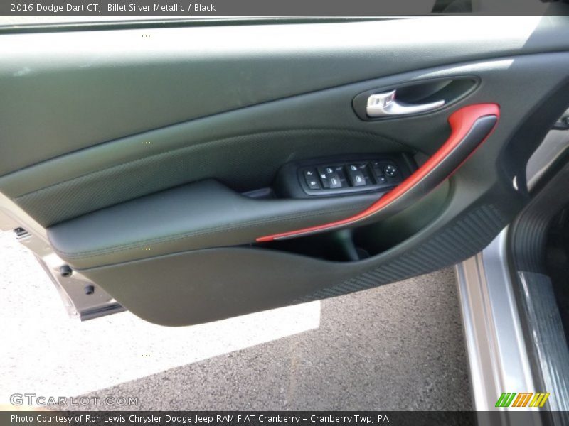 Billet Silver Metallic / Black 2016 Dodge Dart GT