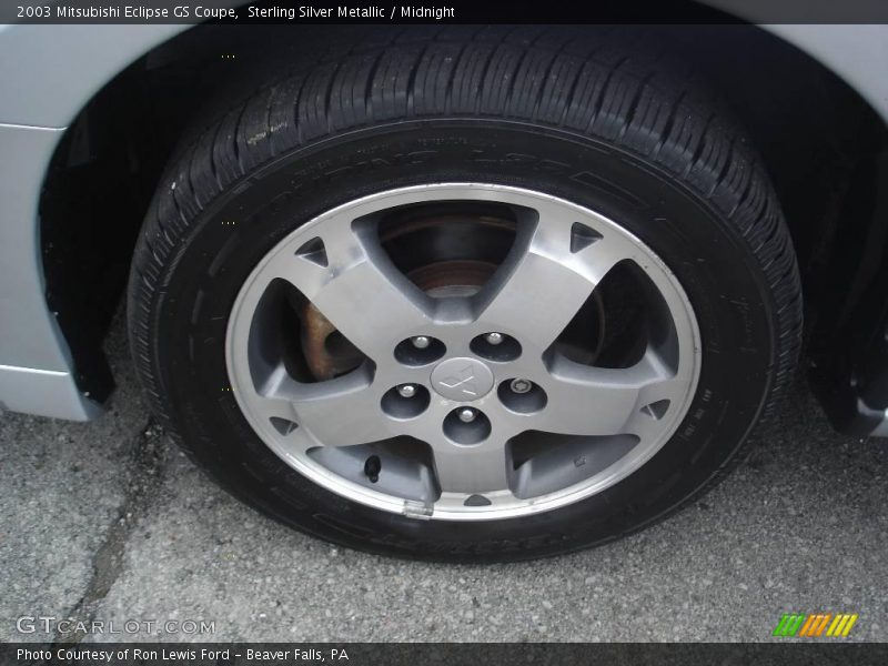 Sterling Silver Metallic / Midnight 2003 Mitsubishi Eclipse GS Coupe