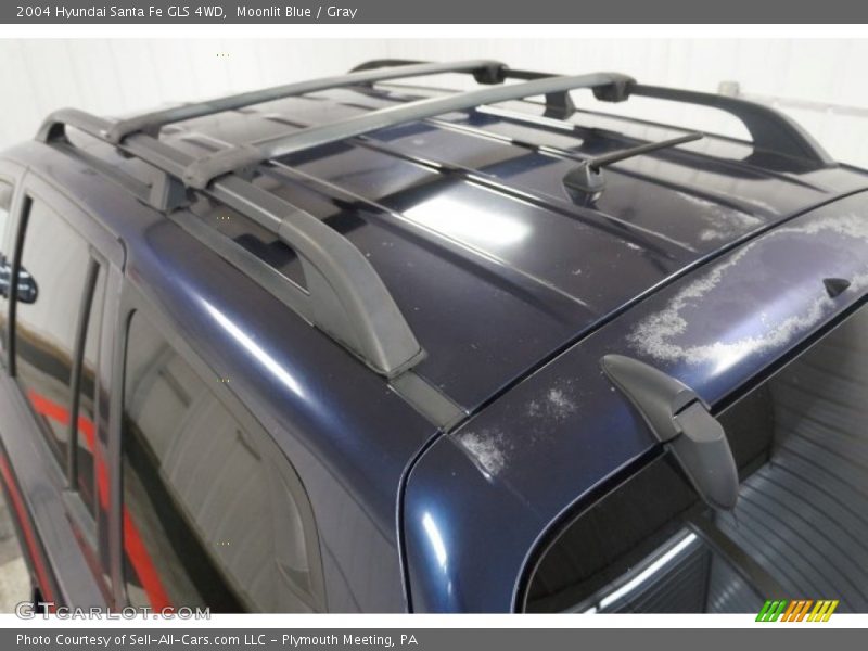 Moonlit Blue / Gray 2004 Hyundai Santa Fe GLS 4WD