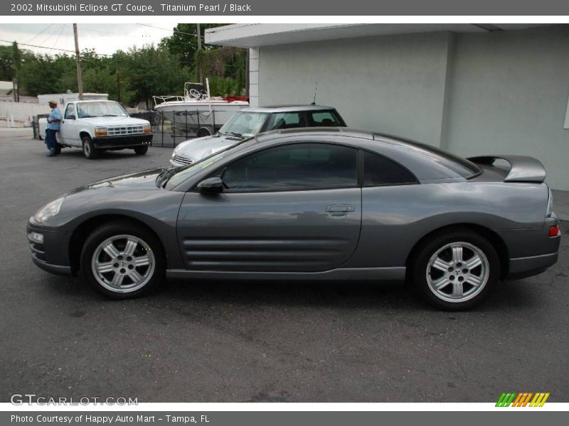 Titanium Pearl / Black 2002 Mitsubishi Eclipse GT Coupe
