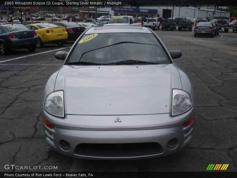 Sterling Silver Metallic / Midnight 2003 Mitsubishi Eclipse GS Coupe