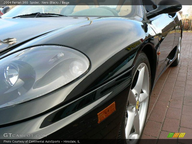 Nero (Black) / Beige 2004 Ferrari 360  Spider