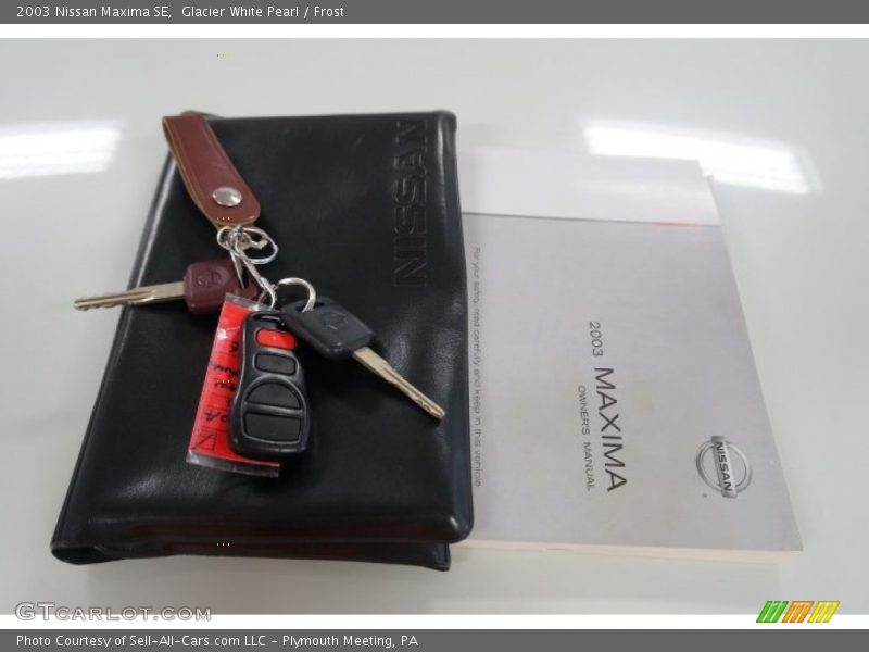 Glacier White Pearl / Frost 2003 Nissan Maxima SE