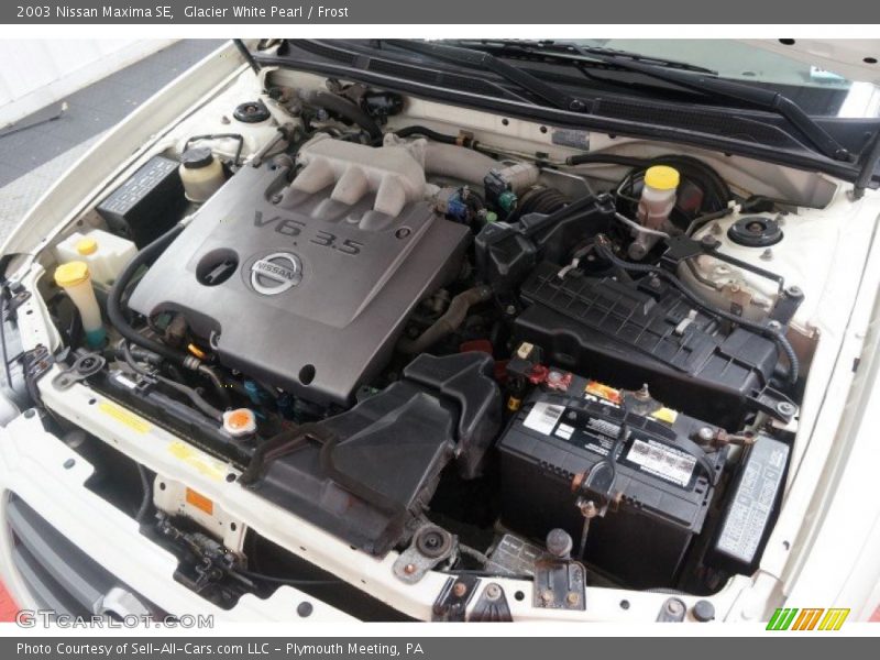 Glacier White Pearl / Frost 2003 Nissan Maxima SE
