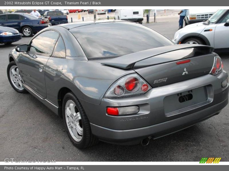 Titanium Pearl / Black 2002 Mitsubishi Eclipse GT Coupe