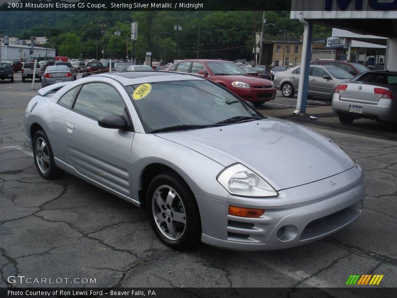 Sterling Silver Metallic / Midnight 2003 Mitsubishi Eclipse GS Coupe
