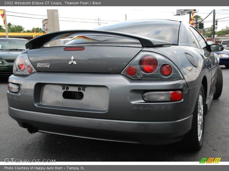 Titanium Pearl / Black 2002 Mitsubishi Eclipse GT Coupe