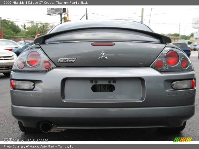 Titanium Pearl / Black 2002 Mitsubishi Eclipse GT Coupe