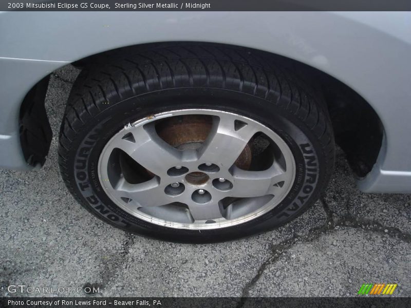 Sterling Silver Metallic / Midnight 2003 Mitsubishi Eclipse GS Coupe