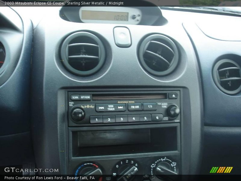 Sterling Silver Metallic / Midnight 2003 Mitsubishi Eclipse GS Coupe