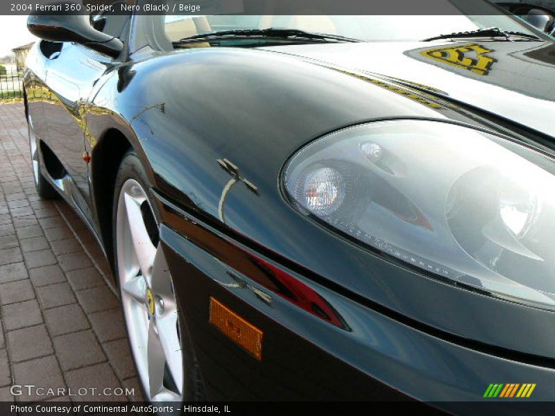 Nero (Black) / Beige 2004 Ferrari 360  Spider