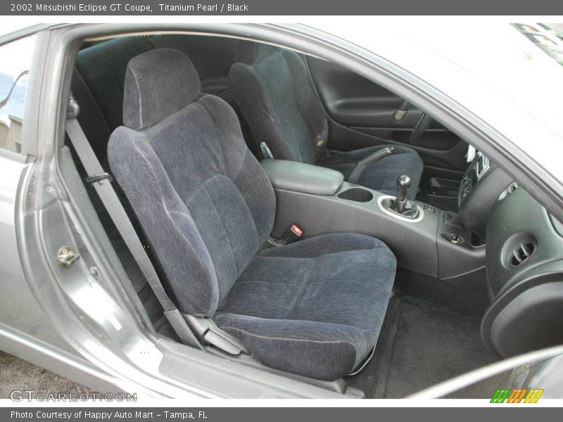 Titanium Pearl / Black 2002 Mitsubishi Eclipse GT Coupe