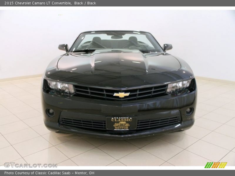 Black / Black 2015 Chevrolet Camaro LT Convertible