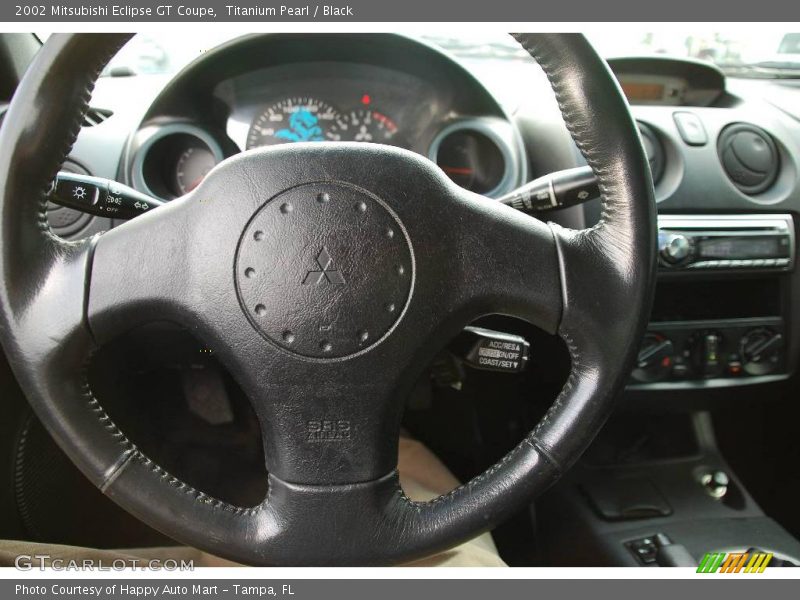 Titanium Pearl / Black 2002 Mitsubishi Eclipse GT Coupe