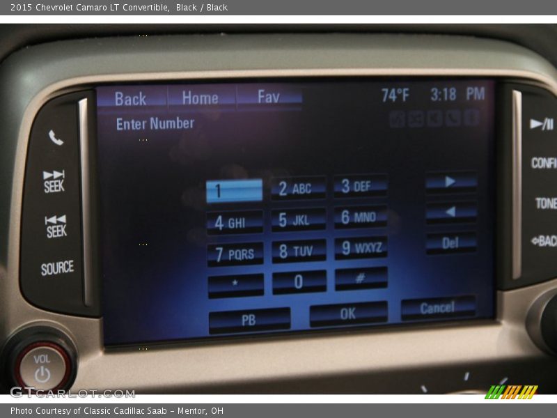Black / Black 2015 Chevrolet Camaro LT Convertible