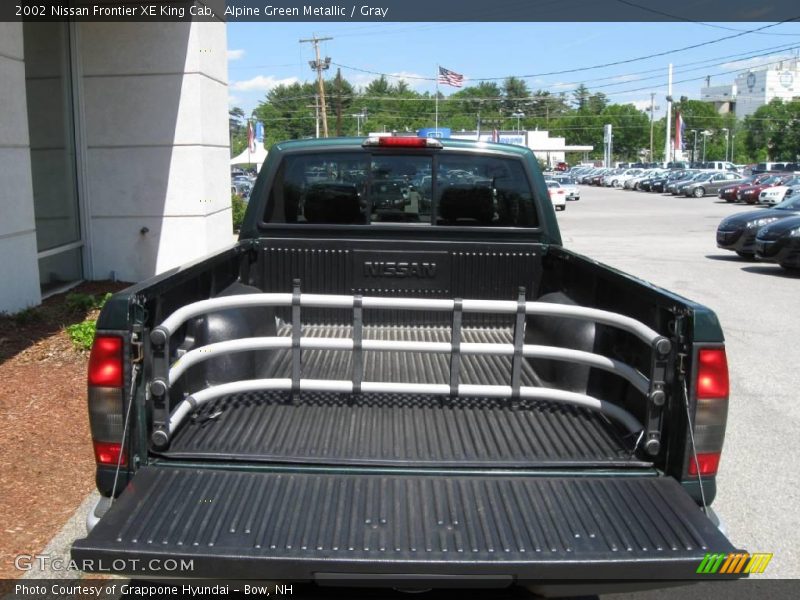 Alpine Green Metallic / Gray 2002 Nissan Frontier XE King Cab