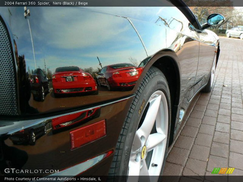 Nero (Black) / Beige 2004 Ferrari 360  Spider