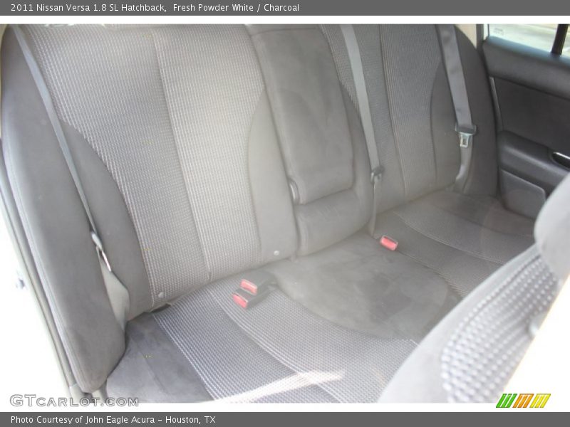 Fresh Powder White / Charcoal 2011 Nissan Versa 1.8 SL Hatchback