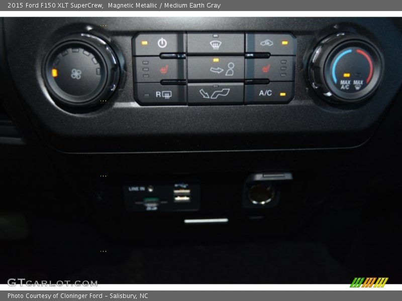 Magnetic Metallic / Medium Earth Gray 2015 Ford F150 XLT SuperCrew