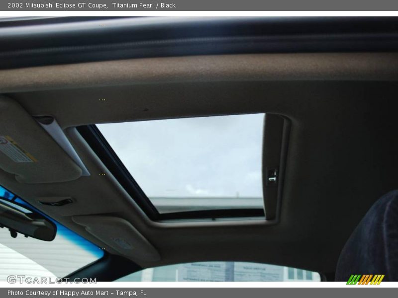 Titanium Pearl / Black 2002 Mitsubishi Eclipse GT Coupe