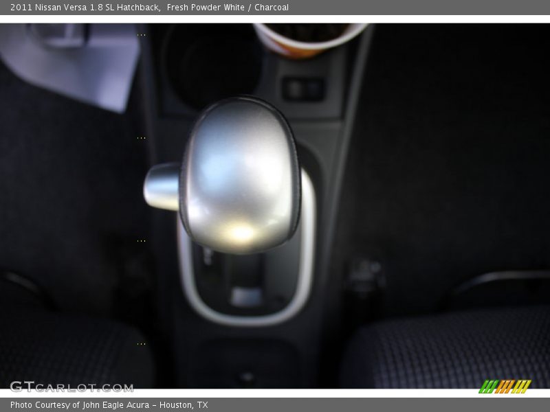 Fresh Powder White / Charcoal 2011 Nissan Versa 1.8 SL Hatchback