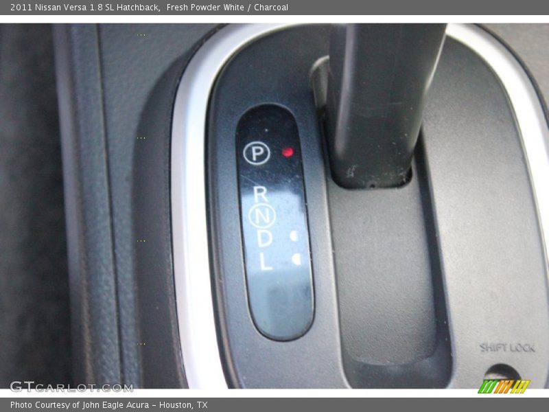 Fresh Powder White / Charcoal 2011 Nissan Versa 1.8 SL Hatchback