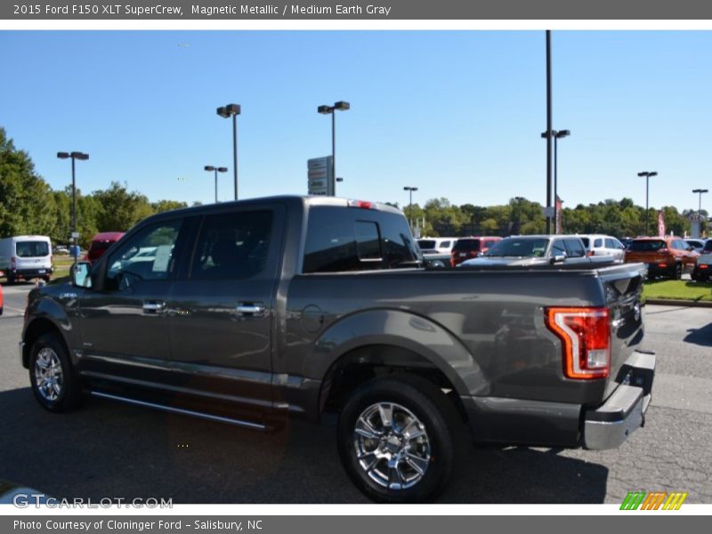 Magnetic Metallic / Medium Earth Gray 2015 Ford F150 XLT SuperCrew