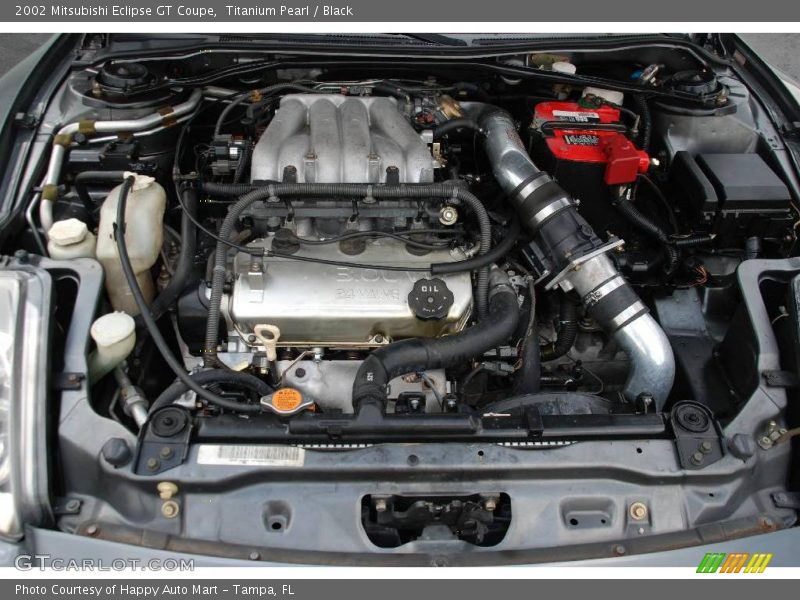 Titanium Pearl / Black 2002 Mitsubishi Eclipse GT Coupe