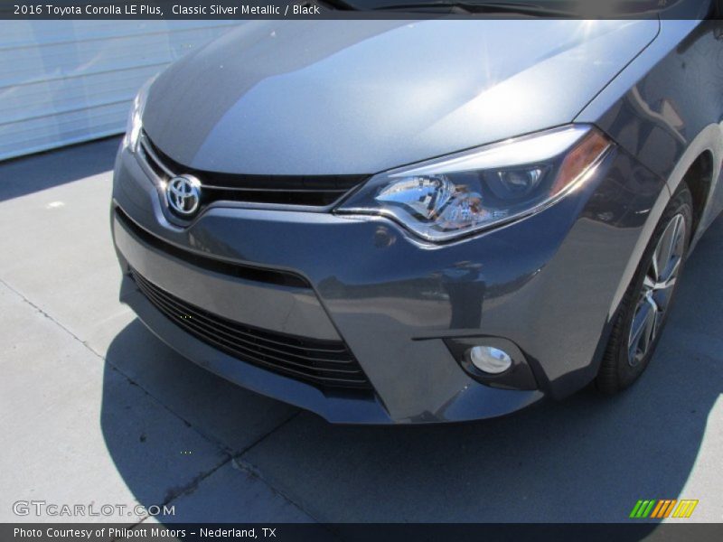 Classic Silver Metallic / Black 2016 Toyota Corolla LE Plus