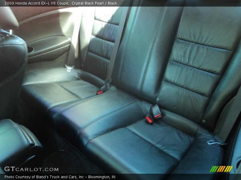 Crystal Black Pearl / Black 2009 Honda Accord EX-L V6 Coupe
